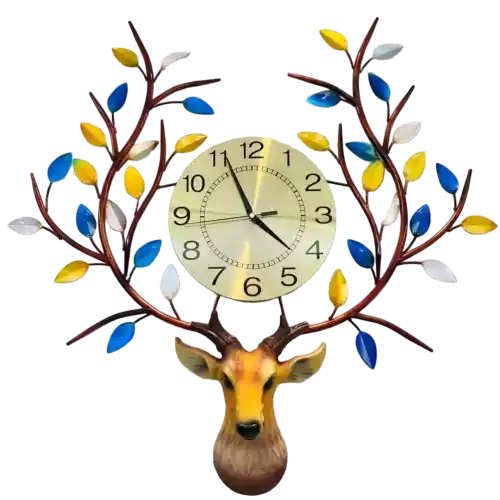Swamp Deer Wall Clock